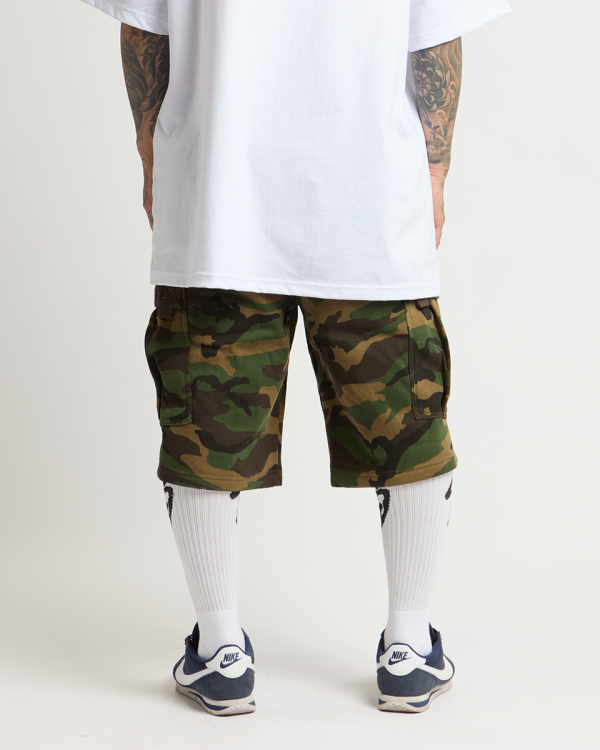 Fleece Cargo Shorts For Cheap - Image 2