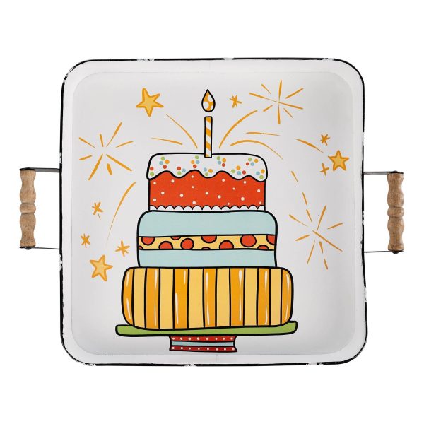 Celebrate Everything Enamel Tray For Discount