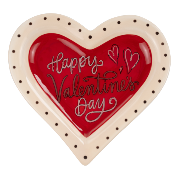 Vintage Valentine s Day Heart Trinket Tray Online Sale