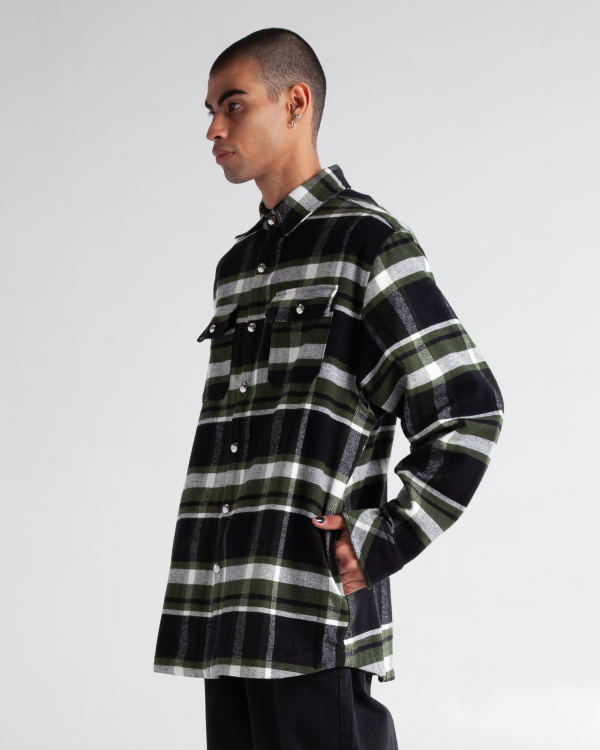 Heavy Plaid Flannel Shirt Online - Image 5