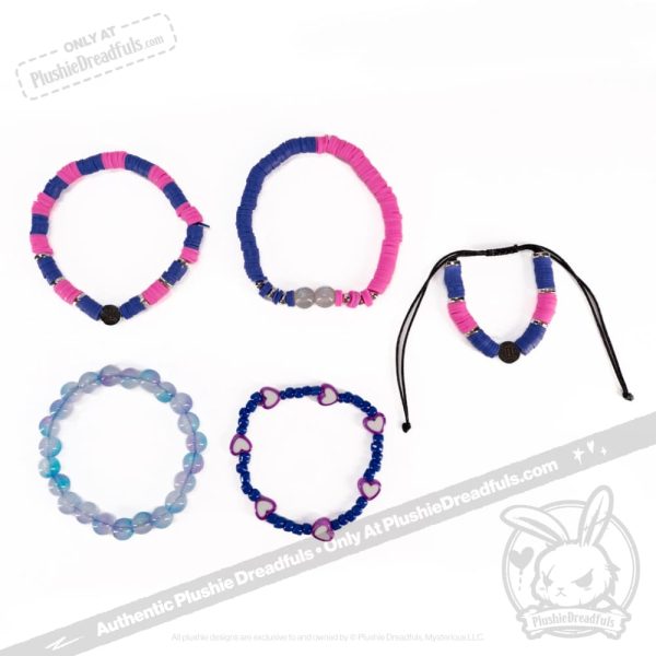 Plushie Dreadfuls - Gemini Rabbit Stacking Friendship Bracelet For Discount - Image 4