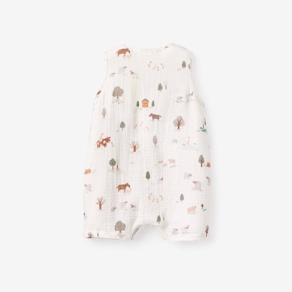 On the Farm Organic Muslin Shortall Online Hot Sale - Image 2