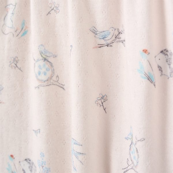 Meadow Mouse Printed Organic Cotton Pointelle Jumpsuit Online now - Image 4