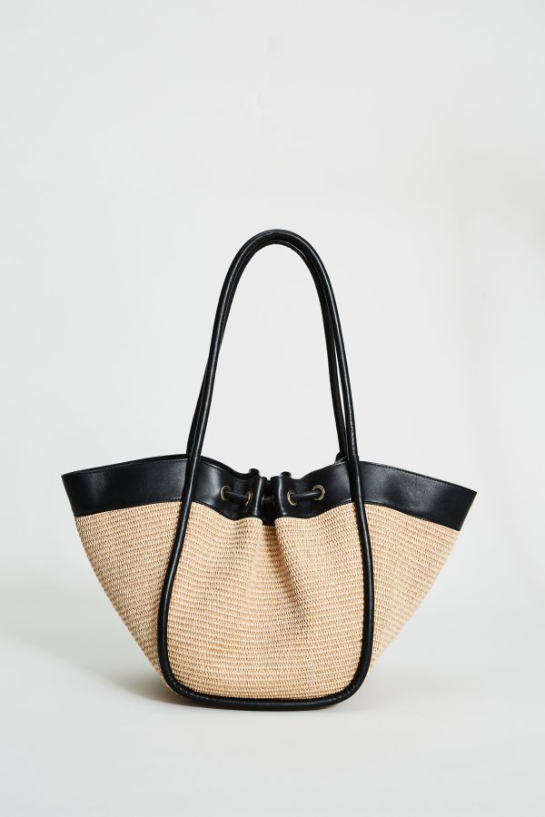 Raffia Tote Bag For Discount - Image 2