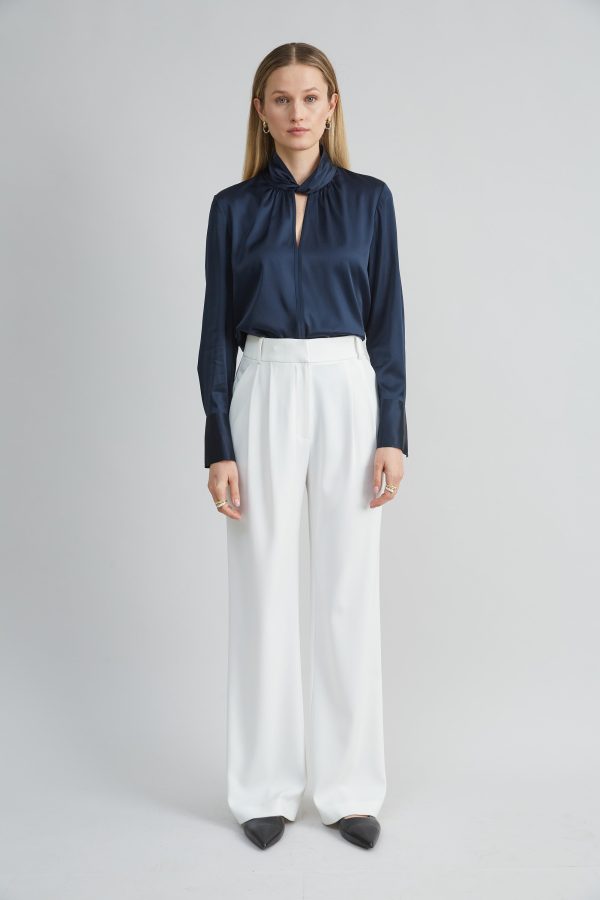 Silk Satin Twist Shirt Sale - Image 2