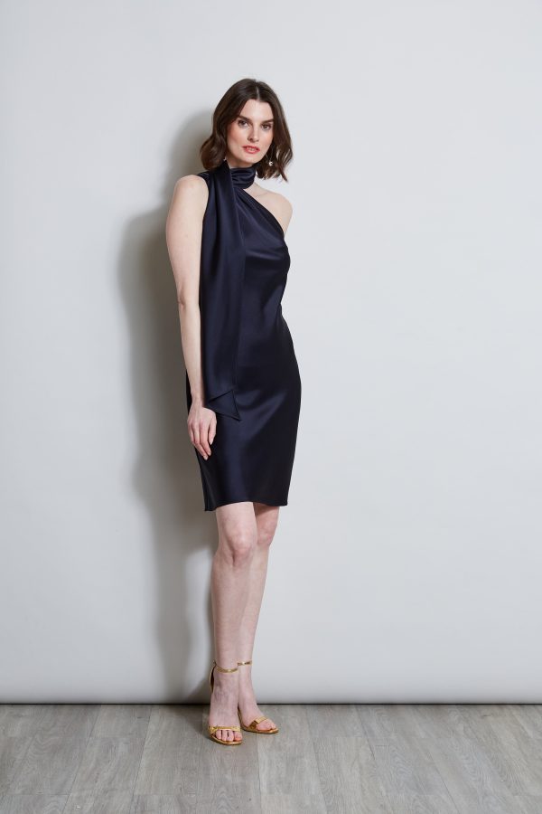 Satin Scarf Dress For Cheap - Image 4