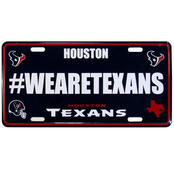 Houston Texans Hashtag License Plate Online now